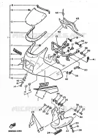 CARENAGE AVANT pour Yamaha XJ600N (37KW) de 1990