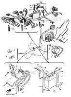 PARTIE ELECTRIQUE 1 pour Yamaha XJ600N (37KW) de 1990
