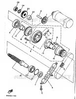 EMBRAYAGE DE DEMARREUR pour Yamaha XJ600N (53KW) de 1991
