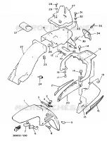 GARDE BOUE pour Yamaha XJ600N (53KW) de 1991