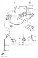 RESERVOIR A ESSENCE pour Yamaha XJ600N (53KW) de 1991