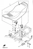SELLE pour Yamaha XJ600N (53KW) de 1991