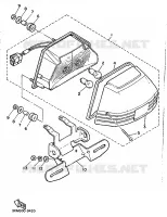 FEU ARRIERE pour Yamaha XJ600N (53KW) de 1991