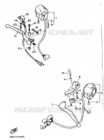 COMMODO / LEVIER pour Yamaha XJ600N (53KW) de 1991
