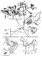 PARTIE ELECTRIQUE 1 pour Yamaha XJ600N (53KW) de 1991