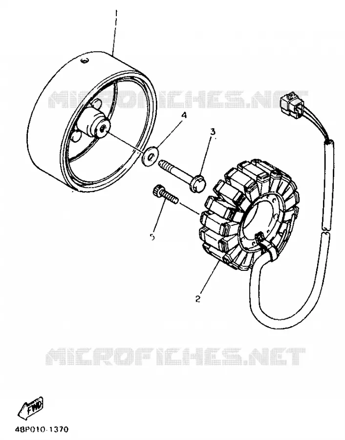 ALLUMAGE Yamaha MOTO 600 1992 XJS DIVERSION  XJ600S