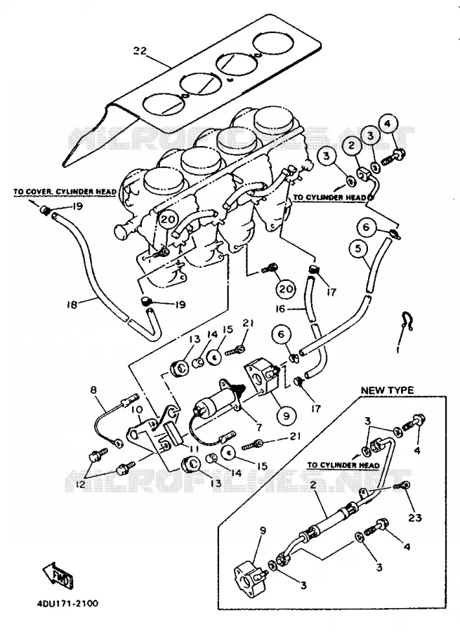 CARBURATEUR 2 Yamaha MOTO 600 1992 XJS DIVERSION  XJ600S