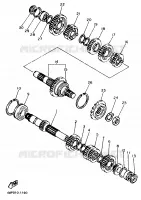 TRANSMISSION pour Yamaha XJ600S de 1999