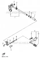 PEDALE DE SELECTEUR pour Yamaha XJ600S de 1999