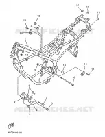 CADRE pour Yamaha XJ600S de 1999