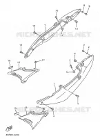 COUVERCLE LATERAL pour Yamaha XJ600S de 1999