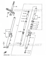 FOURCHE pour Yamaha XJ600S de 1999