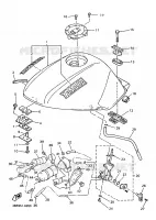 RESERVOIR A ESSENCE pour Yamaha XJ600S de 1999