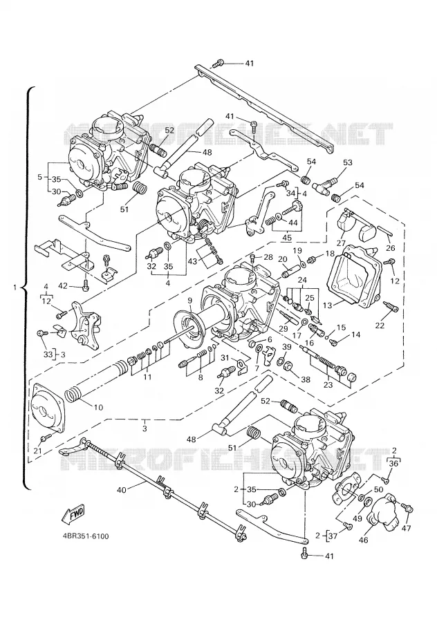 CARBURATEUR Yamaha MOTO 600 2000 XJS DIVERSION  XJ600S