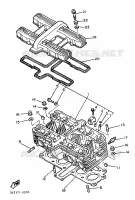 CULASSE pour Yamaha XJ900F de 1987