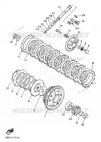 EMBRAYAGE DE DEMARREUR pour Yamaha XJ900F de 1987