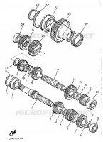 TRANSMISSION pour Yamaha XJ900F de 1987