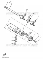 BARILLET DE SELECTION / FOURCHETTES pour Yamaha XJ900F de 1987
