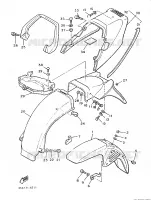 GARDE BOUE pour Yamaha XJ900F de 1987