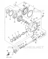 CARDAN / COUPLE CONIQUE pour Yamaha XJ900F de 1987