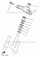 DIRECTION pour Yamaha XJ900F de 1987