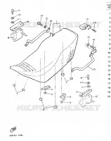 SELLE pour Yamaha XJ900F de 1987