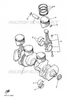 VILEBREQUIN / PISTON pour Yamaha XJ900F de 1987