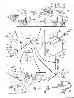 PARTIE ELECTRIQUE 2 pour Yamaha XJ900F de 1987