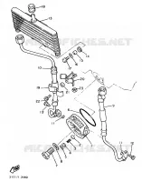 RADIATEUR D'HUILE / ECHANGEUR pour Yamaha XJ900F de 1987