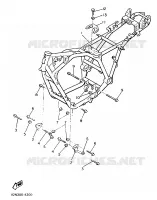 CADRE pour Yamaha XJ900F de 1989