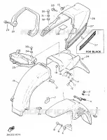 GARDE BOUE pour Yamaha XJ900F de 1989