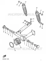 BRAS OSCILLANT / AMORTISSEUR pour Yamaha XJ900F de 1989