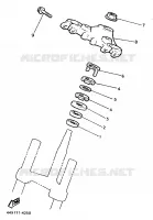 DIRECTION pour Yamaha XJ900F de 1989