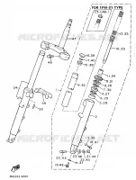 FOURCHE pour Yamaha XJ900F de 1989