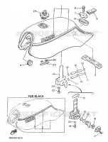 RESERVOIR A ESSENCE pour Yamaha XJ900F de 1989