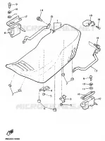 SELLE pour Yamaha XJ900F de 1989