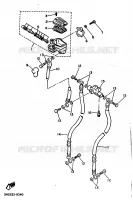 MAITRE CYLINDRE AVANT pour Yamaha XJ900F de 1989