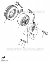 ALLUMAGE pour Yamaha XJ900F de 1989
