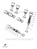 SOUPAPE pour Yamaha XJ900F de 1989