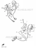 COMMODO / LEVIER pour Yamaha XJ900F de 1989