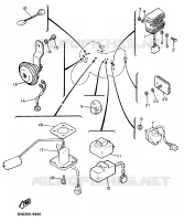PARTIE ELECTRIQUE 1 pour Yamaha XJ900F de 1989