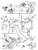 PARTIE ELECTRIQUE 2 pour Yamaha XJ900F de 1989