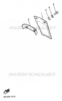 PIÈCES OPTIONNELLES   PARTIE CYCLE pour Yamaha XJ900F de 1989