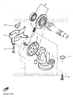 POMPE A HUILE pour Yamaha XJ900F de 1989