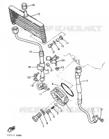 RADIATEUR D'HUILE / ECHANGEUR pour Yamaha XJ900F de 1989