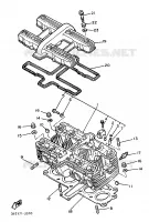 CULASSE pour Yamaha XJ900F de 1989