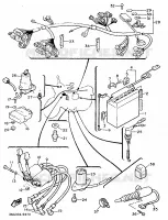 ELECTRIQUE 2 pour Yamaha XJ900F de 1989