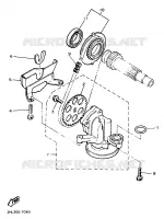 POMPE A HUILE pour Yamaha XJ900F de 1989