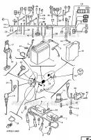 PARTIE ELECTRIQUE 2 pour Yamaha XJS 900 DIVERSION de 1996