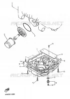 FILTRE A HUILE pour Yamaha XJS 900 DIVERSION de 1996